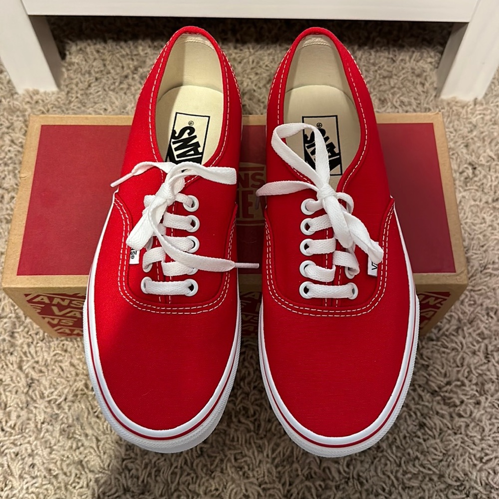 VANS AUTHENTICS RED